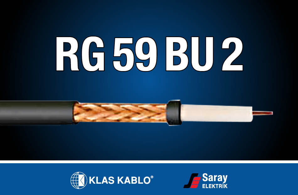 Klas RG 59 BU 2 Koaksiyel Kablo
