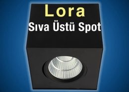Pelsan Aysınlatma Lora Sıva Üstü Spot Armatür