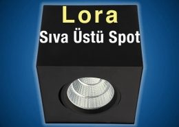 Pelsan Aysınlatma Lora Sıva Üstü Spot Armatür