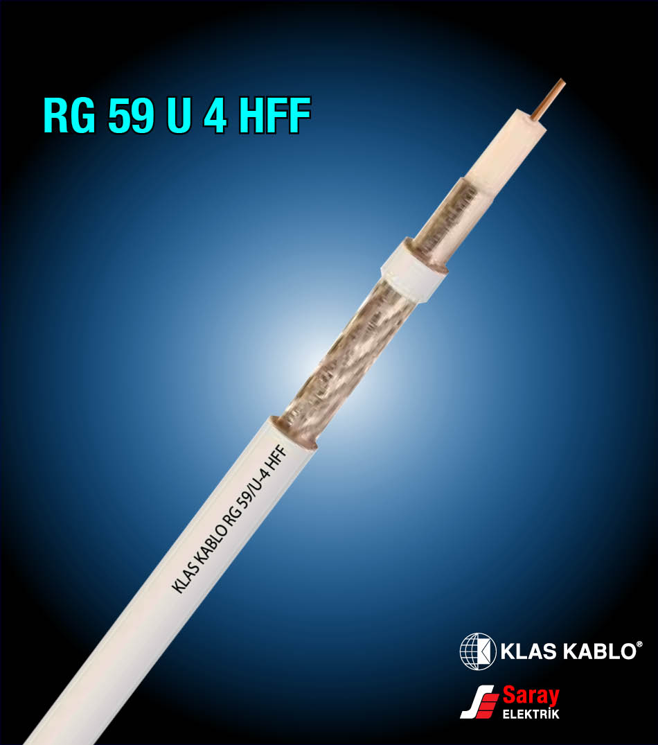 Klas Kablo RG 59 U 4 HFF