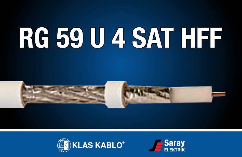 Klas Kablo RG 59 U 4 SAT HFF