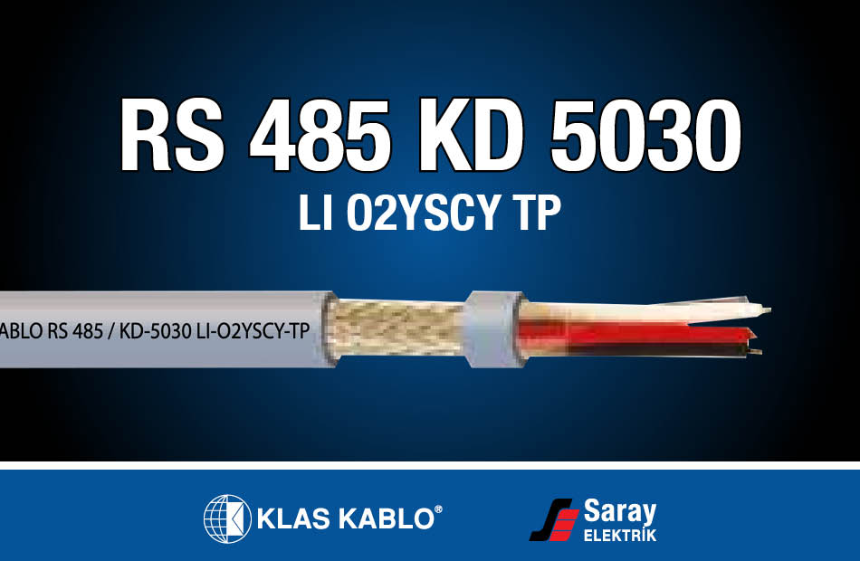 KLAS ENERJİ RS 485 KD 5030 LI O2YSCY TP PVC/HFFR/PE