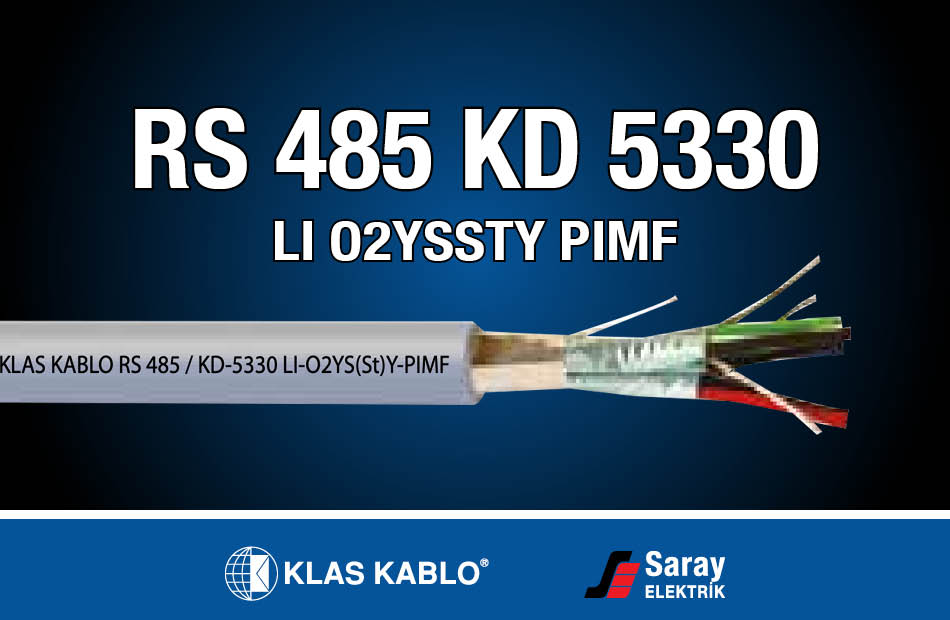 KLAS KABLO RS 485 KD 5330 LI O2YSSTY PIMF