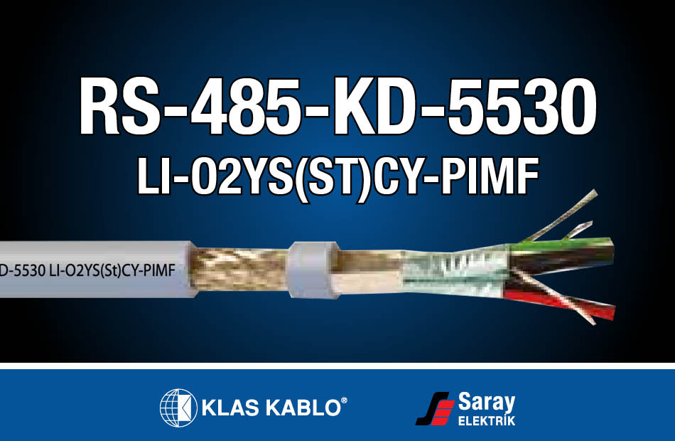 Klas Kablo RS 485 KD 5530 LI O2YSStCY PIMF