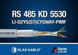 Klas Kablo RS 485 KD 5530 LI O2YS(St)CYSWAY PIMF