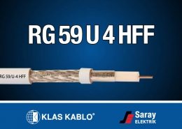 RG 59 U 4 HFF Koaksiyel Kablo