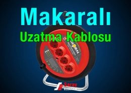 Saray Elektrik Makaralı Uzatma Kablosu