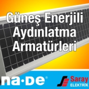 Nade Elektronik Güneş Enerjili Aydınlatma Armatürleri