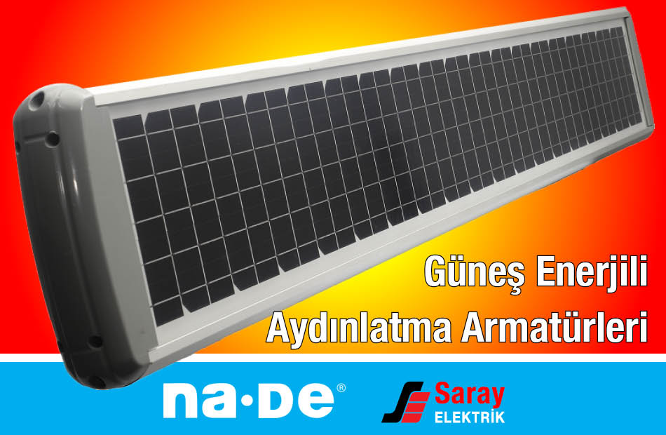 Nade Elektronik Güneş Enerjili Aydınlatma Armatürleri