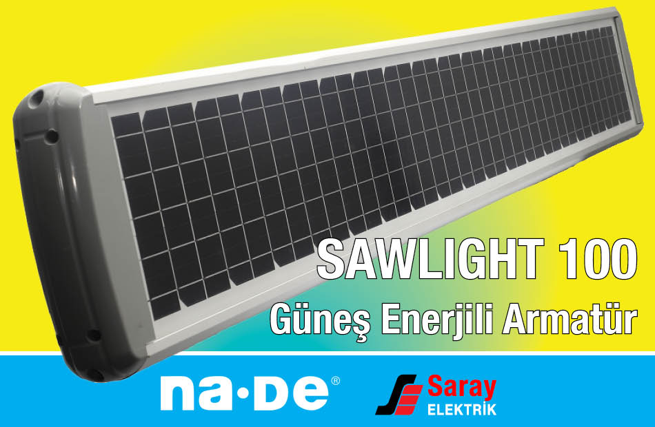SawLight 100 Güneş Enerjili Armatür