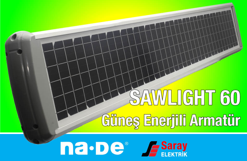 Nade Elektronik SawLight 60 Solar Armatür