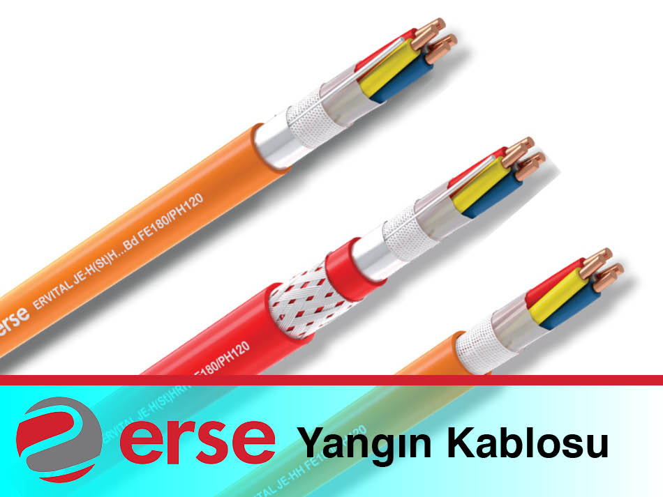 Erse Yangın Alarm Kablosu Ervital Yangına Dayanıklı