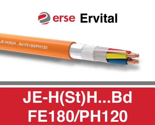 Ervital JE-H(St)H…Bd FE180/PH120 Yangın Kablosu