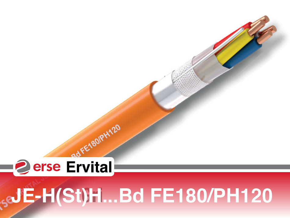 Ervital JE-H(St)H…Bd FE180/PH120 Yangın Kablosu